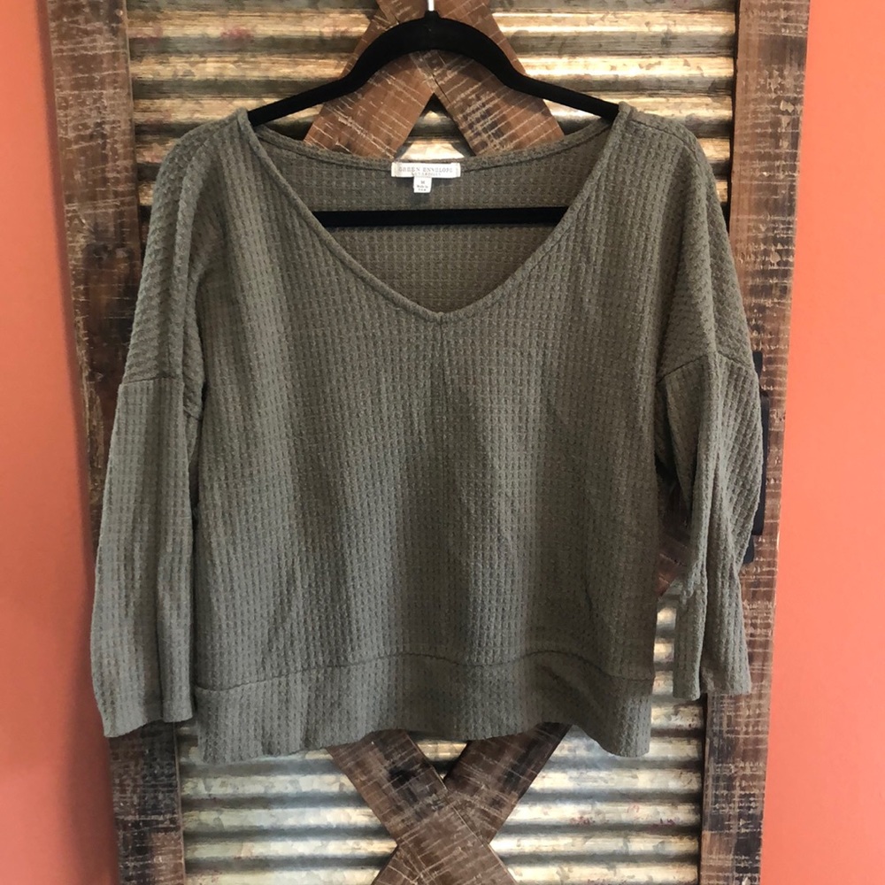 Crop Half Sleeve Sweater
